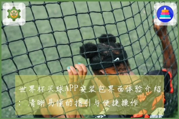 世界杯买球APP安装包界面体验介绍:清晰易懂的指引与便捷操作